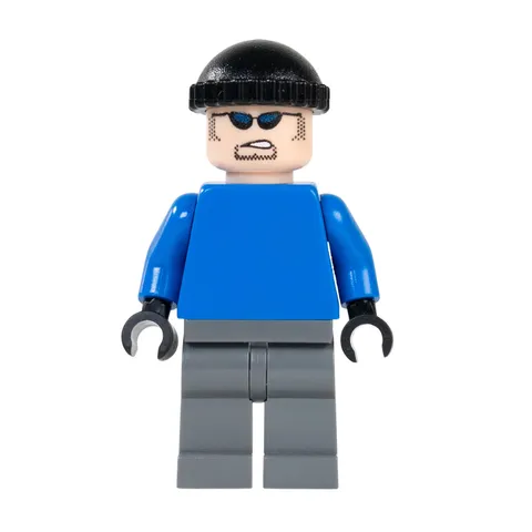 Lego Batman I Mr Freeze Henchman Goon Minifigure 7783 (UV Printed)