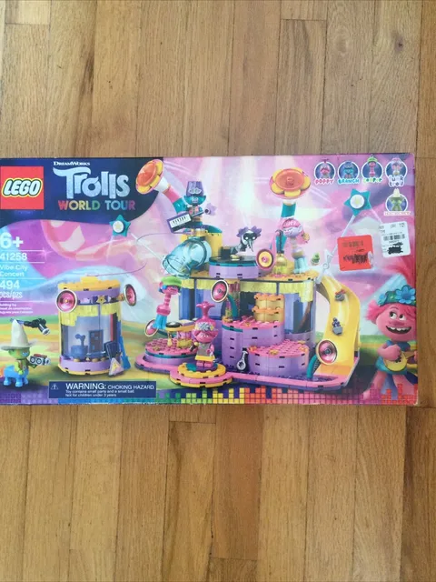 LEgo Trolls World Tour Vibe City Concert 41258 New Unopened