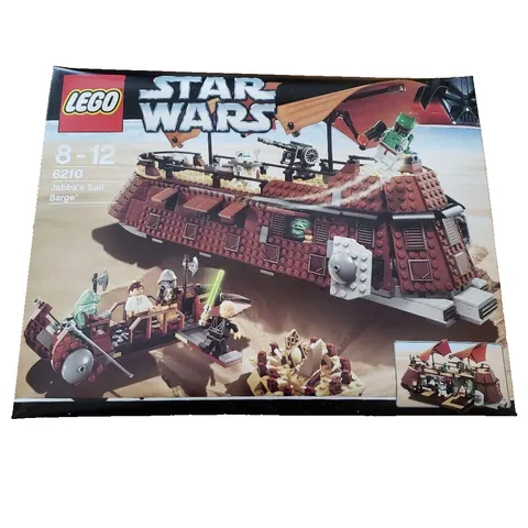 LEGO 6210 Star Wars Jabba's Sail Barge 781 Pieces 8 Minifig 2006 Sealed Box New