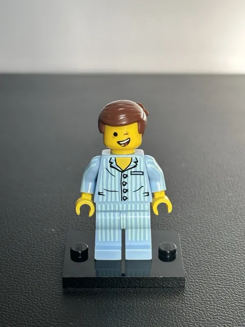 LEGO Movie minifigure, Emmet, Pajamas, TLM061