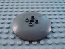 LEGO Dark Gray 6x6 Space Radar Dish Piece