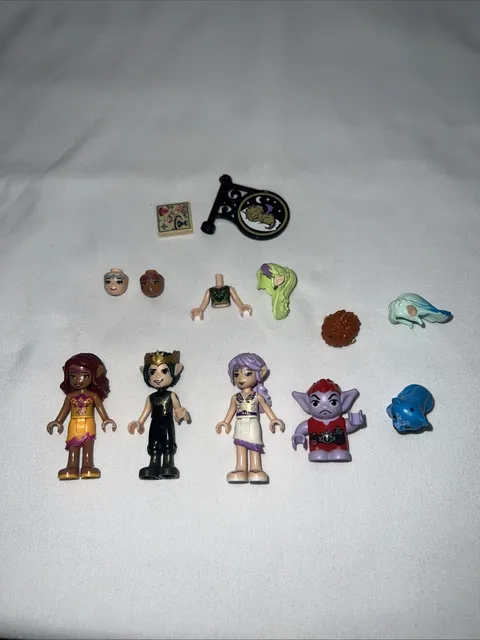 LEGO Elves Minifigure & parts Lot - Goblin King