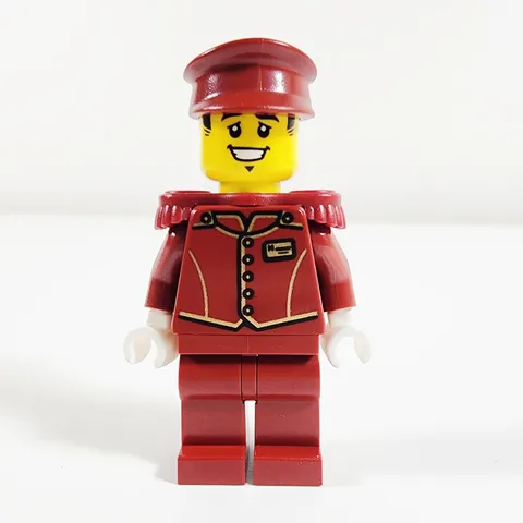 Lego Tippy Dorman Minifigure Dark Red Uniform City 60352 cty1505