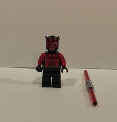 LEGO Star Wars Darth Maul Minifigure Printed Red Arms Sith Lord 5000062 sw0384