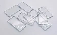 Lego 1x2x3  Window Glass #60602 Flat Front - Transparent Clear - 8 Pcs.