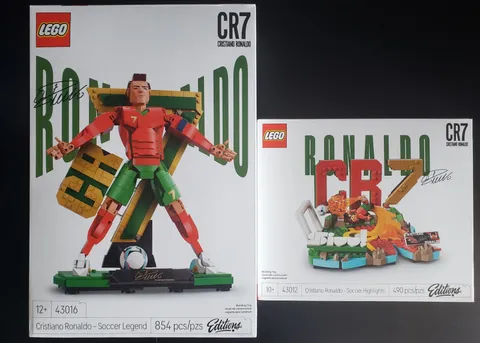LEGO Editions 43016 & 43012 Ronaldo – Football Legends & Soccer Highlights 🔥