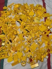 Bulk lot of 1 Lb 8 Ozs of Yellow LEGO Pieces