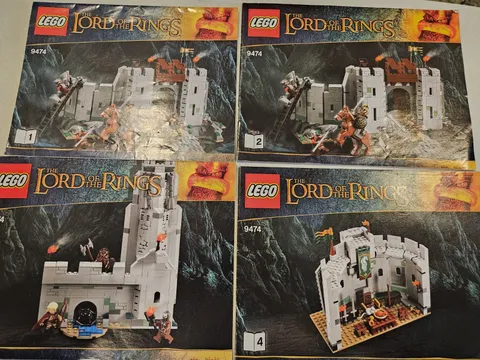 LEGO The Lord of the Rings : The Battle Of Helm's Deep (9474) Instructions Only