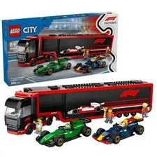 LEGO City 60445 - NEW - F1 Transporter with RB20 & AMR24 - Truck Formula 1 Race Cars