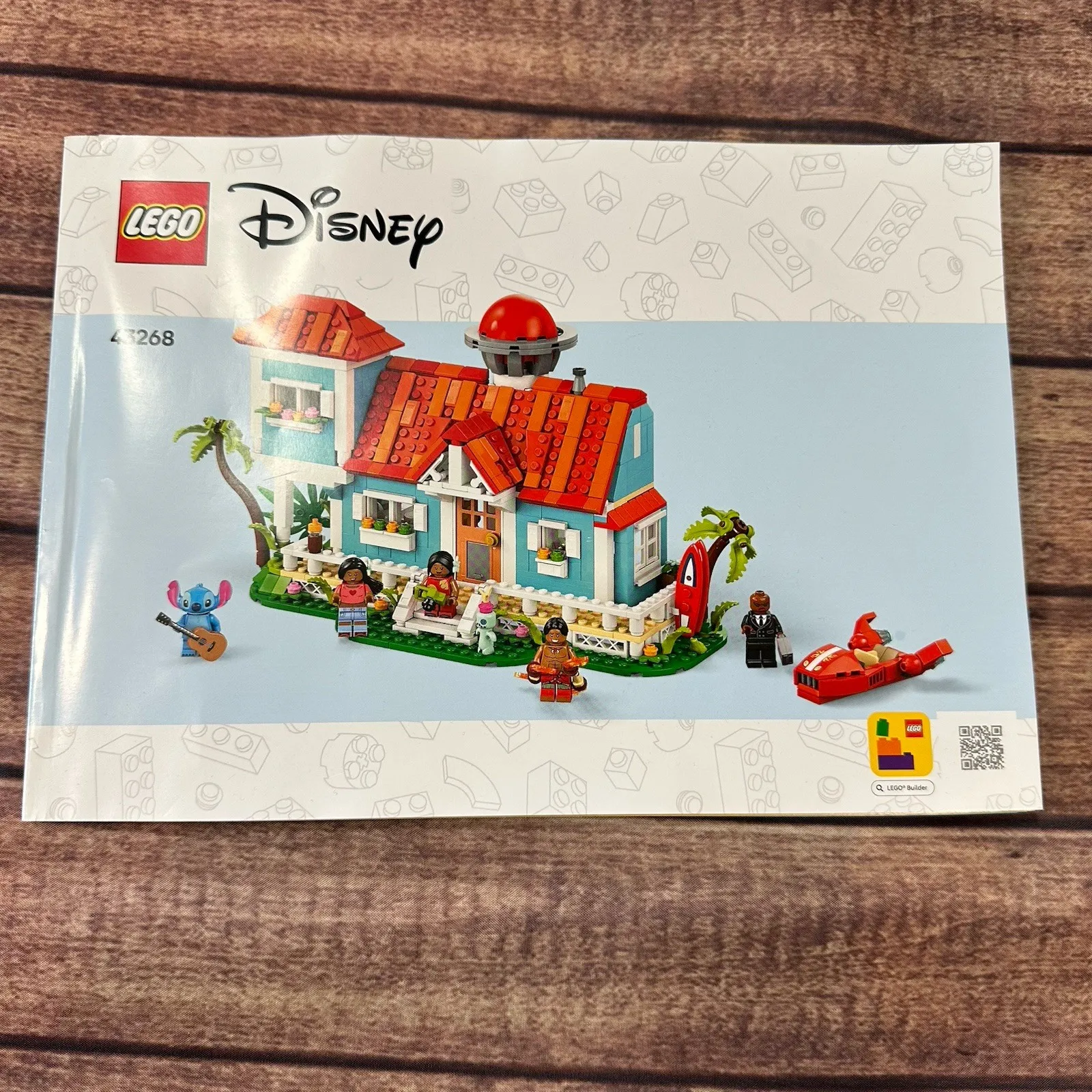 LEGO 43268 Disney Lilo and Stitch House  *Instruction Booklet Book Manual Only*