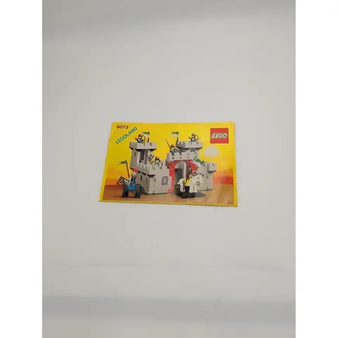 Lego Castle Black Knight's Castle (6073) Instruction Booklet Only (See Pics)