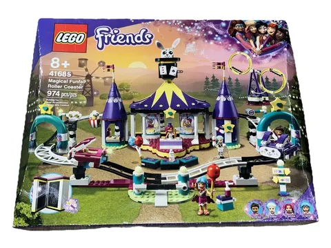 ✅ NISB LEGO Friends Set 41685: Magical Funfair Roller Coaster SEALED DAMAGED BOX