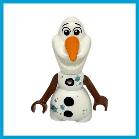 LEGO 41164 Disney Frozen Olaf Metallic Blue Snowflake Minifigure 2019 Retired