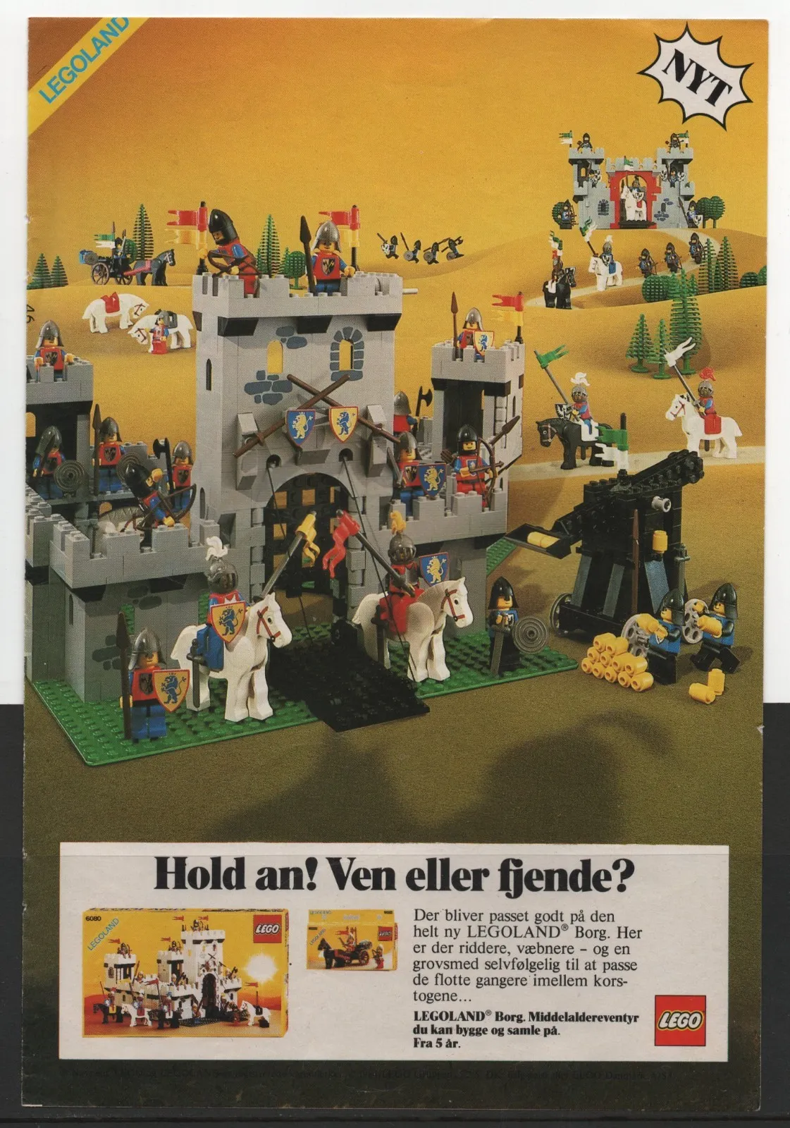 LEGO ADVERTISING INSERTS #  6-1547 #  CASTLE AND KNIGHTS # 1988 #