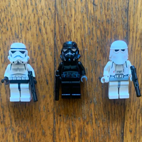 LEGO Star Wars Stormtrooper Minifigures w/ Blasters Lot of 3