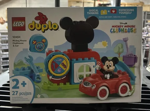 Lego DUPLO Mickey Mouse Clubhouse & Car 10454 (NIB) New Minor Box Damage
