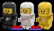 Custom LEGO Up-Scaled Baby Astronaut 40767 Multiple Colors!!! genuine pieces!