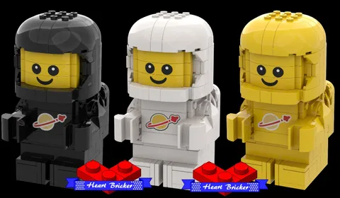 Custom LEGO Up-Scaled Baby Astronaut 40767 Multiple Colors!!! genuine pieces!
