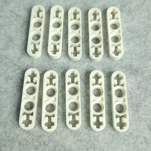 LEGO 32449 Technic Liftarm Thin 1 x 4 - Axle Holes White x10 Genuine