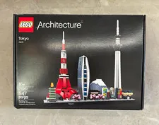LEGO Architecture Skylines Tokyo 21051 Complete Set 547 pcs 16+ Box Separator