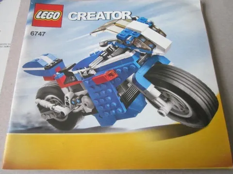 Lego Building Instructions Instruction Creator 6747 Motorbike Type Naked Bike