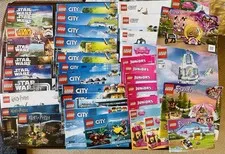 Lot Of 35 LEGO Instruction Manuals - Star Wars, Lego City, Princesses, Potter