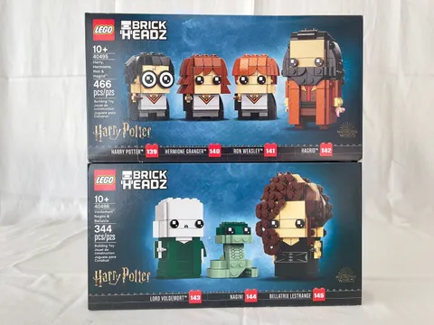 LEGO BrickHeadz Harry Potter Lot 40495 & 40496 7 Characters NEW SEALED!