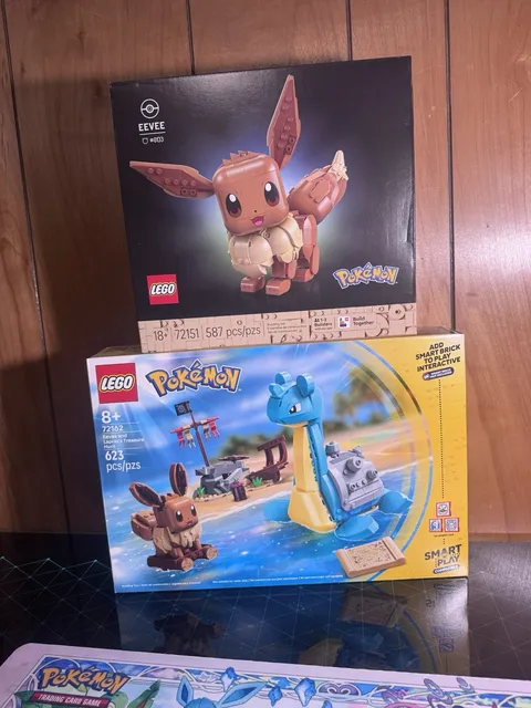 Pokémon Lego Lot X2 Eevee & Lapras Smart Play Sets Brand New Sealed!