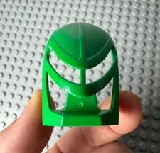 LEGO BIONICLE -- GREEN KANOHI MIRU MASK 32565 NICE
