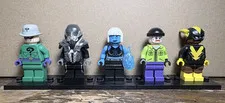 LEGO DC VILLAINS LOT (Black Vulcan, Killer Frost, Riddler, General Zod)