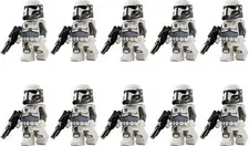 LEGO Star Wars Imperial Commando Minifigure LOT of 10x 75373 Ambush on Mandalore