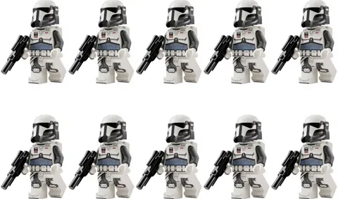 LEGO Star Wars Imperial Commando Minifigure LOT of 10x 75373 Ambush on Mandalore