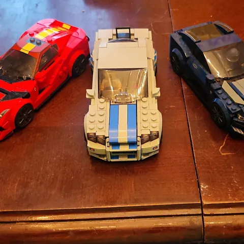 LEGO Vehicle Car Lot of 3 Buildable Cars, Multicolor Plastic