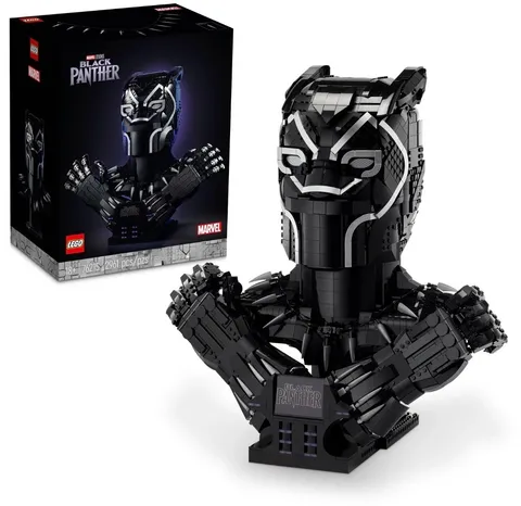 LEGO Super Heroes 76215 Black Panther Bust Rerired New In Sealed Box 
