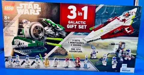 LEGO Star Wars: Jedi Masters Gift Set (66787) Incl. 75360 75333 and 75345 NEW