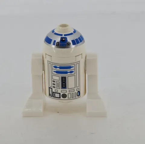 Lego Classic Star Wars R2D2 Minifigure Original White Droid w/ Silver Print