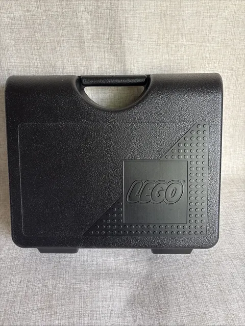 Vintage Lego Black Carrying Case 10 x 12 x 4 Inch 1997 Legos Included