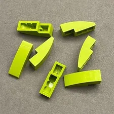 Lego 50950 Lime Green Replacement Parts Pieces Lot of 7