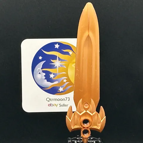 LEGO Brand KNIGHTS KINGDOM Large Figure Weapon PART ~50623~ REDDISH GOLD x1