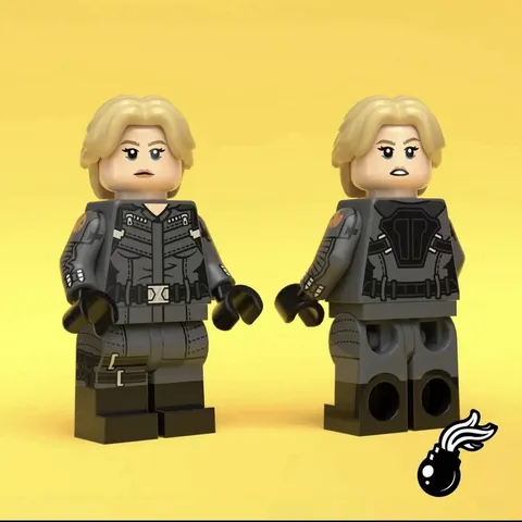 LEGO Brick Bangers Custom Marvel Thunderbolt The Lone Assassin Yelena Minifigure