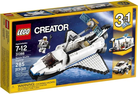 LEGO Creator 31066 - 3 in 1 Space Shuttle Explorer - New & Factory Sealed