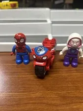 Lego Duplo Spiderman & Motorcycle Spider Gwen Stacy
