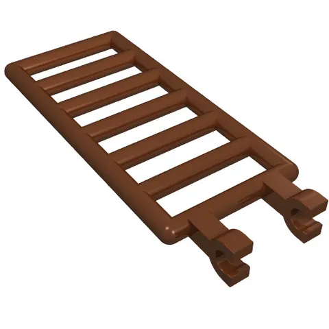 10x LEGO® Part 6020 - Bar 7 x 3 with 2 Clips (Ladder)