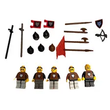 LEGO Castle Classic Wolfpack Minifigures Small Squad Lot
