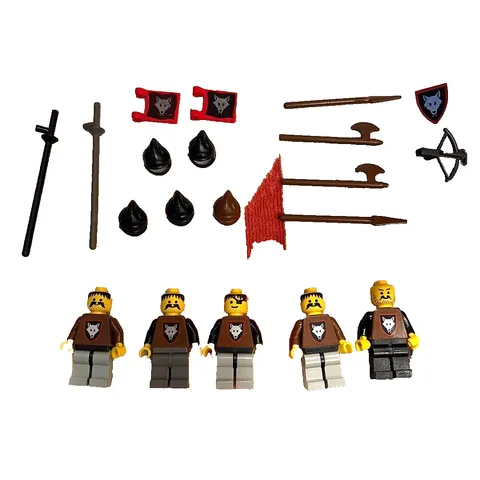 LEGO Castle Classic Wolfpack Minifigures Small Squad Lot