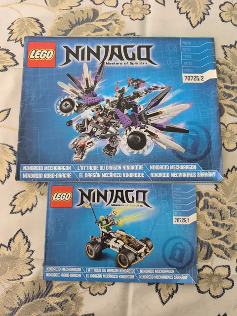 Lego Building Instructions 70725 Ninjago Masters Of Spinjitzu Nindroid Robo Dragon