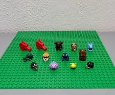 Lego Minifigure Animal And Unique Headgear Lot 