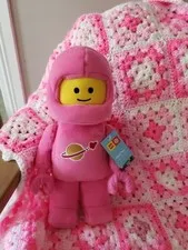 PINK ASTRONAUT plush NEW stuffed LEGO doll minifigure mini figure target 