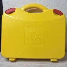LEGO Plastic Storage Box / Carrying Case Yellow Removable Dividers 2012