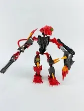 LEGO Hero Factory Bionicle Custom Red Black Buildable Robot Figure